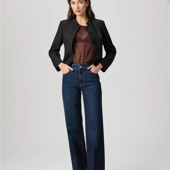 PAIGE Sasha Wide Leg Jeans - Picture 2 of 9